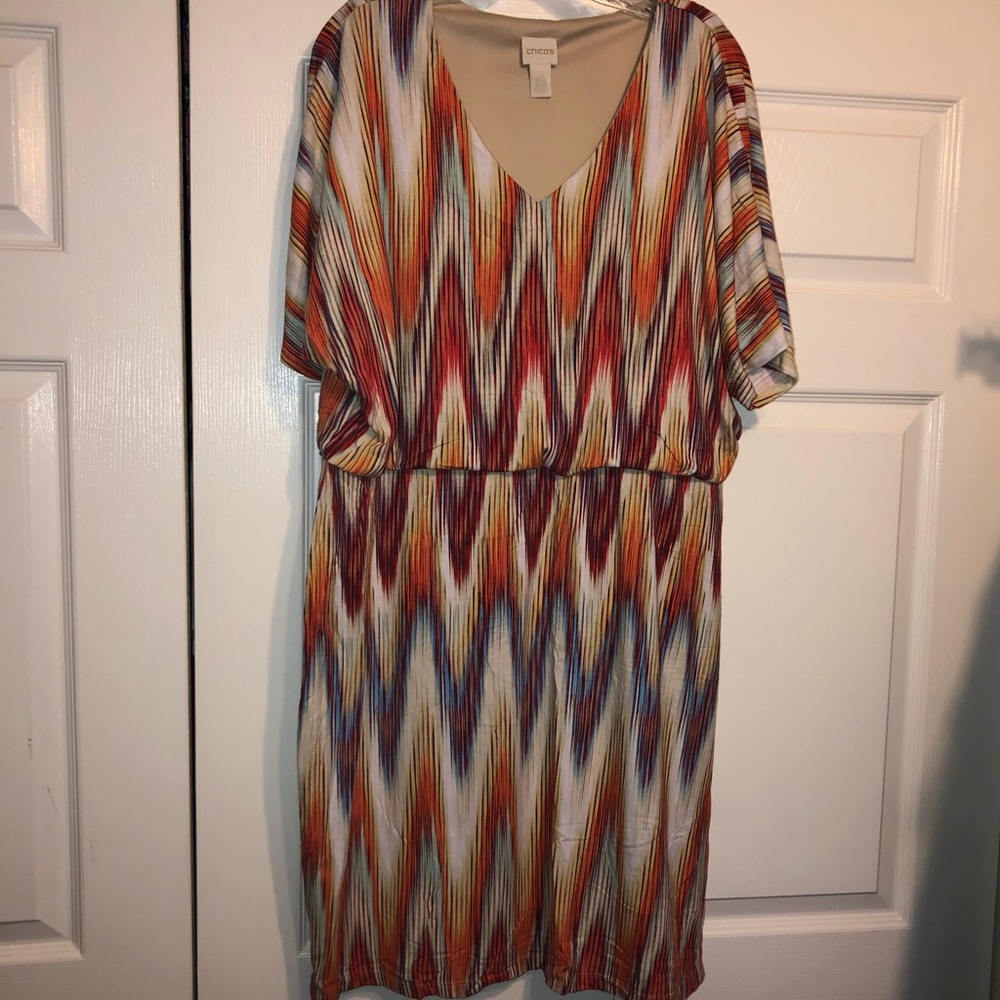 Chico’s Blouson Party Dress Size 3